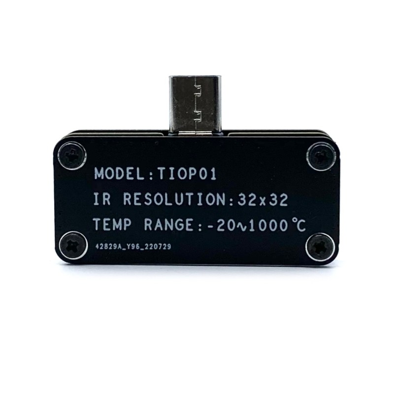 Mini Thermal Camera Attachment Temperature Measurement Tool ABS for Smartphones