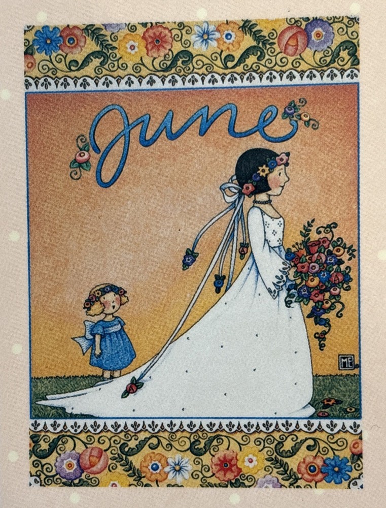 Mary Engelbreit Handmade Magnet-June