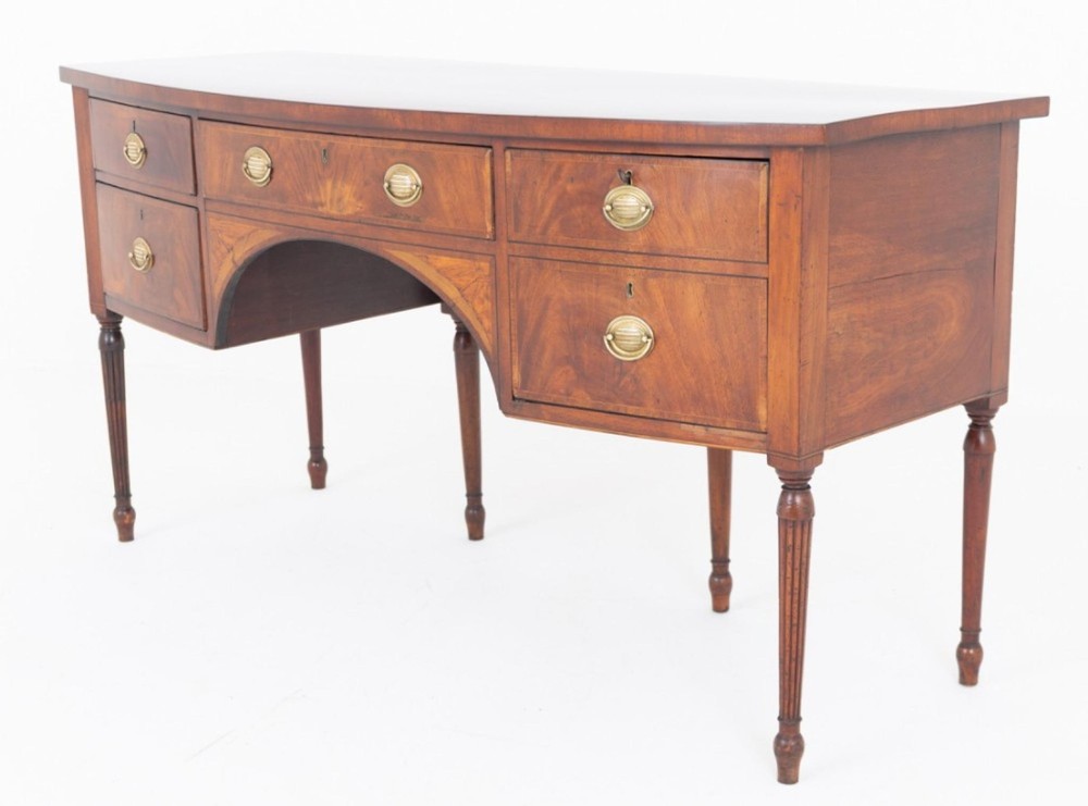 Period Regency Sideboard Bow Front Server Mahogany 1810