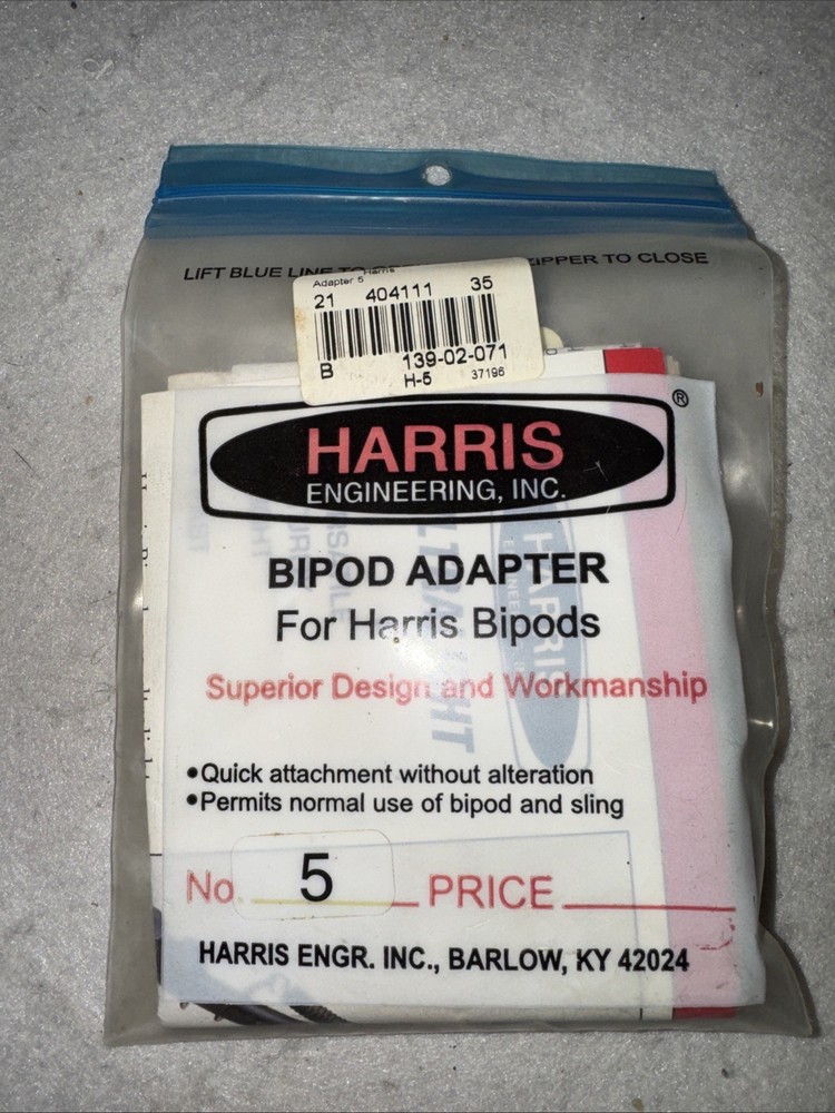 HARRIS BIPOD #5 Handgaurd ADAPTER NEW