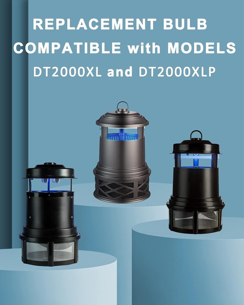 UV Light Replacement Bulbs 4 Pack T5 6W Daylight White for Insect Control