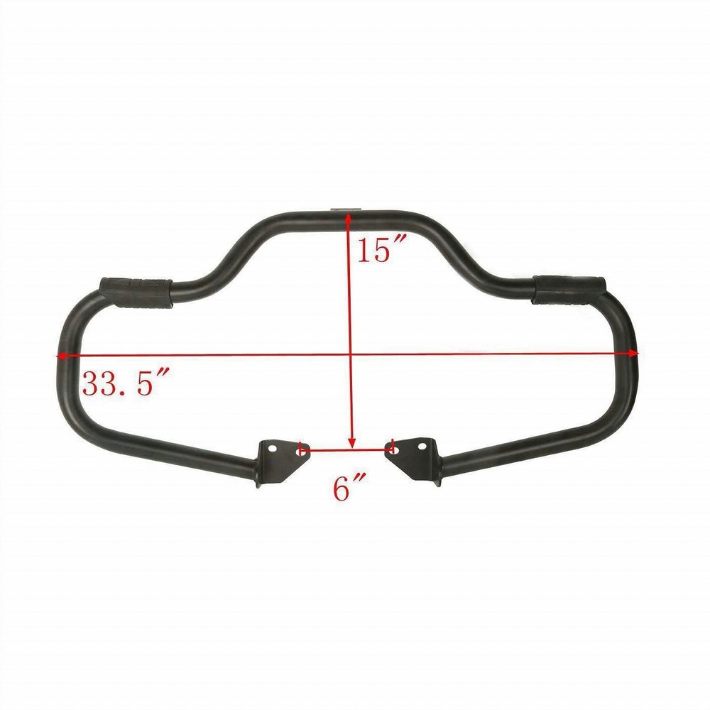 Black Mustache Engine Guard for Harley-Davidson FXDWG Wide glide 11-11