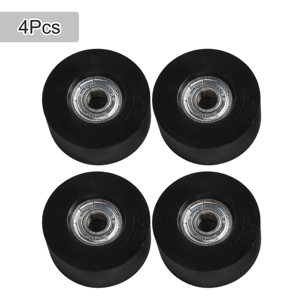 Rowing Machine Seat Wheels with High Load Capacity 4 Piece Replacement Set