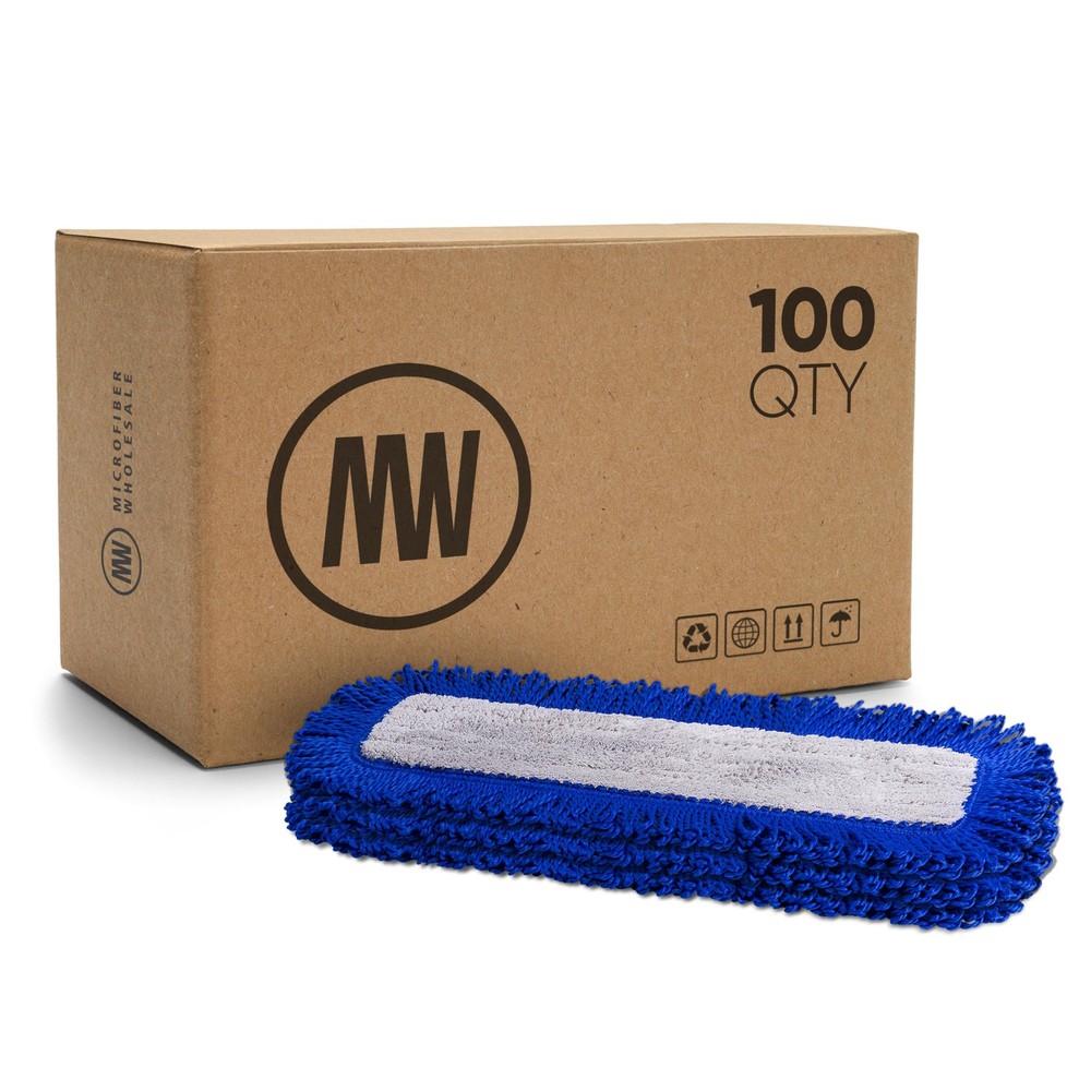 18" Mojave Microfiber Dust Mop Pads (Pack of 2) - Head & Refill for Microfibe...