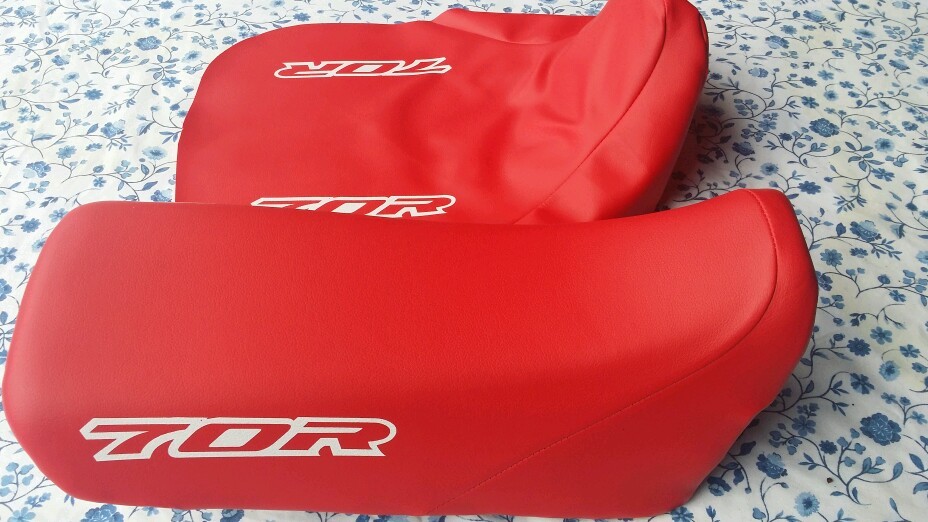 HONDA XR70R SEAT COVER 2000 MODEL Seat Cover RED (H-120)