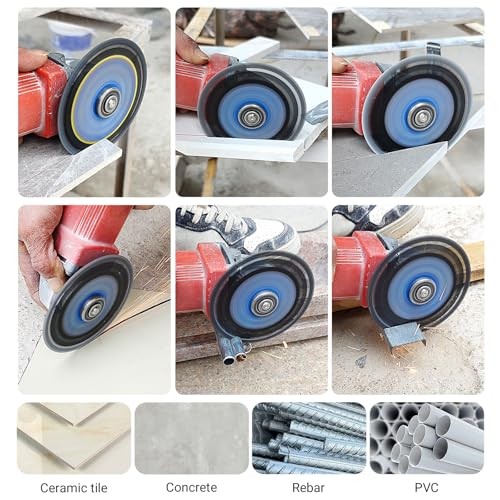 3-Pack 4.5' Diamond Saw Blades Angle Grinder Discs Multi-Purpose