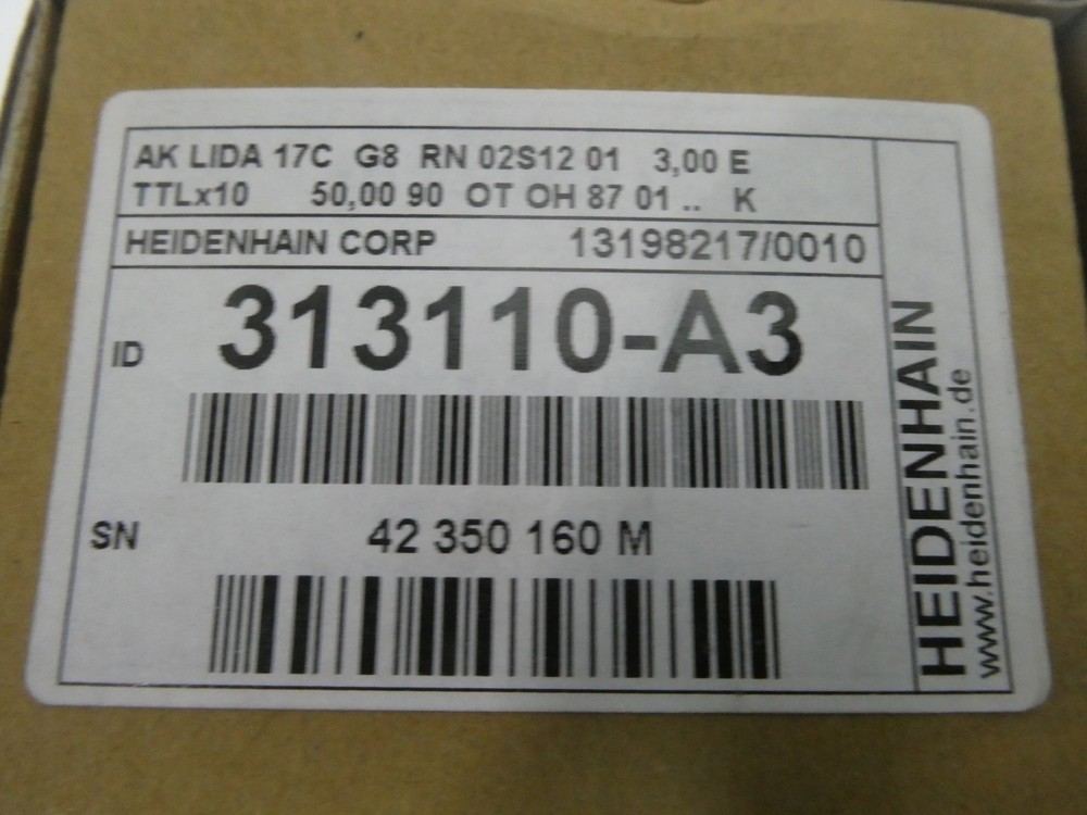 Heidenhain LIDA 17C 313 110-a3 313110-a3 Linear Encoder Sensor Head