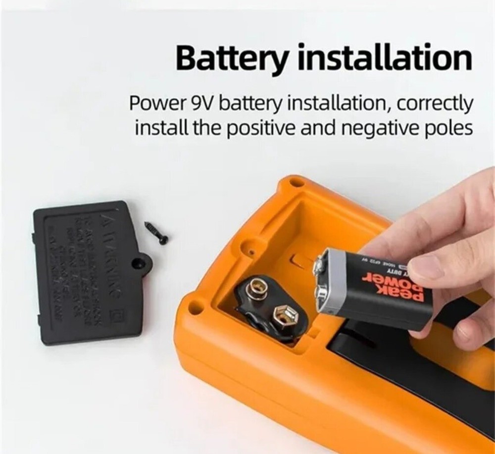 Digital Multimeter LCD Backlight AC/DC Volume Current Diode Triod Meter Tester