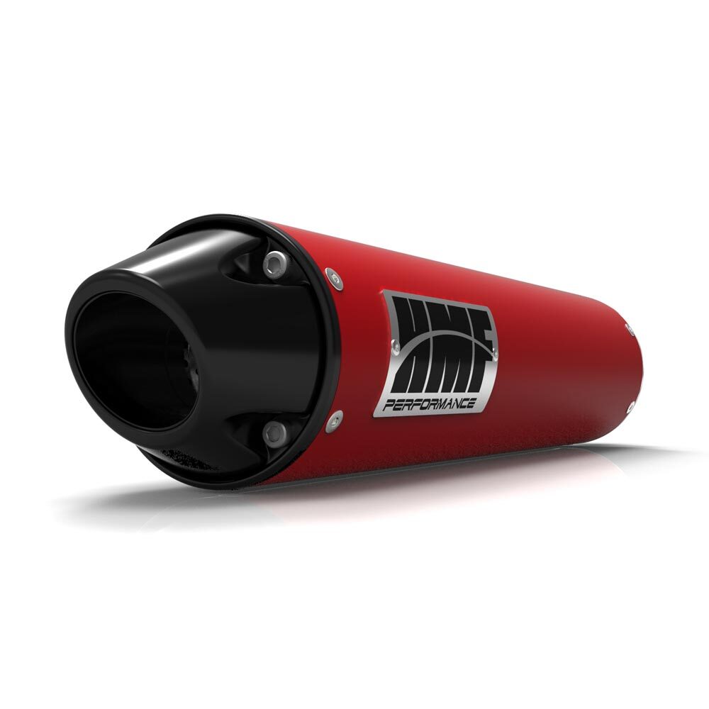 HMF for Can-Am Outlander 1000 MAX/XMR 2013-2022 Red/Blk Euro Slip On Exhaust