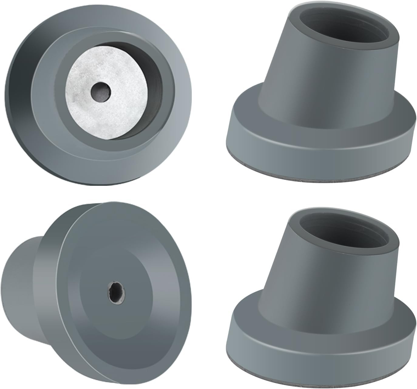 Replacement Feet for Shower Chair Bath Seat 4-Pack Rubber Tips