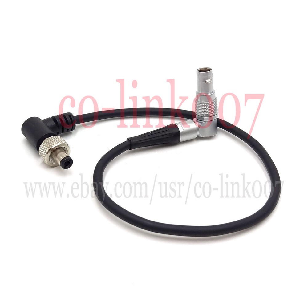 Rotatable 2pin Output to DC2.5 with lock Power Cabale for Vaxis Atomos PIX-E5/E7