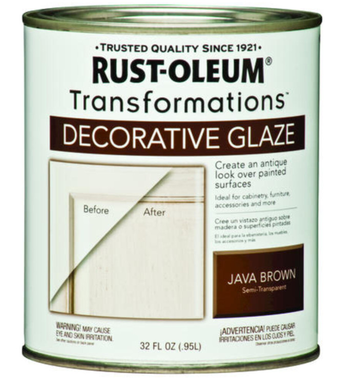 Rust-Oleum® Transformations™ Semi-Transparent Java Brown Decorative Glaze - 1 qt