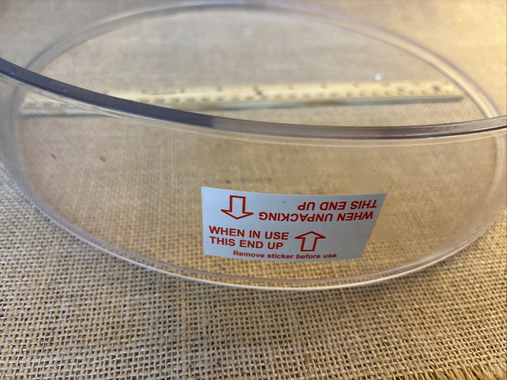 NuWave Pro Clear Dome Extension Extender Ring Replacement Part Infrared Oven