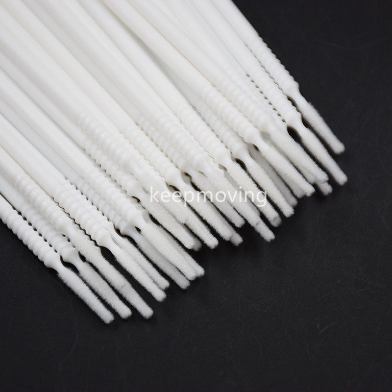1000 Pcs Dental Disposable Micro Brush Applicator Tip Bendable Long Shank Handle