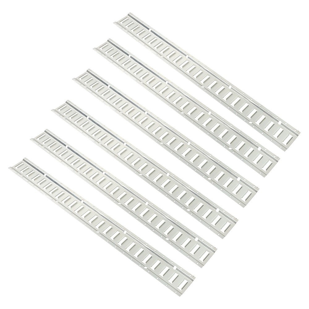 Labwork E Track Tie Down Rail Kit 4' (6 Pack) for Garages Vans Trailers ATV