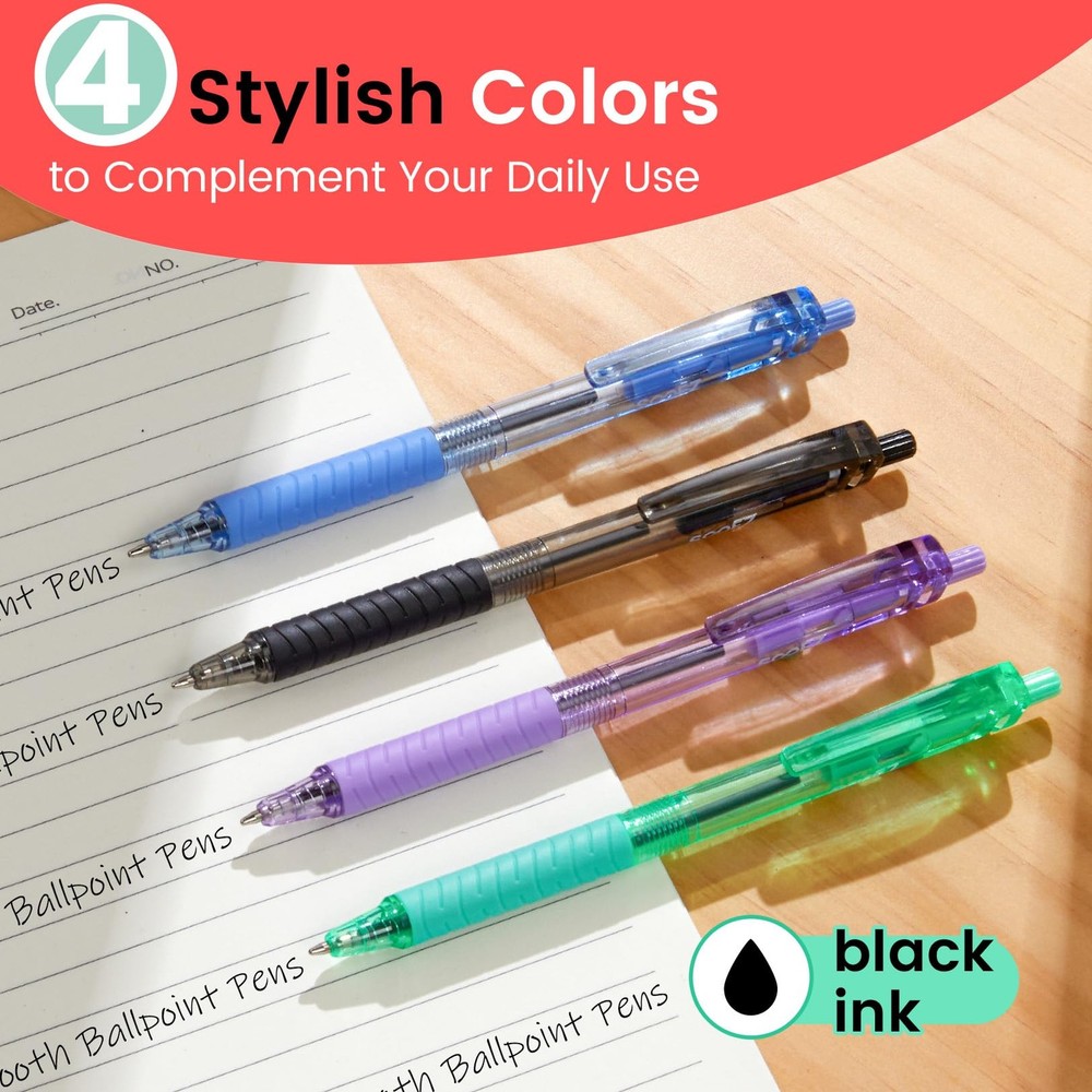 Ballpoint Pen New (Blue, 40 Pack)