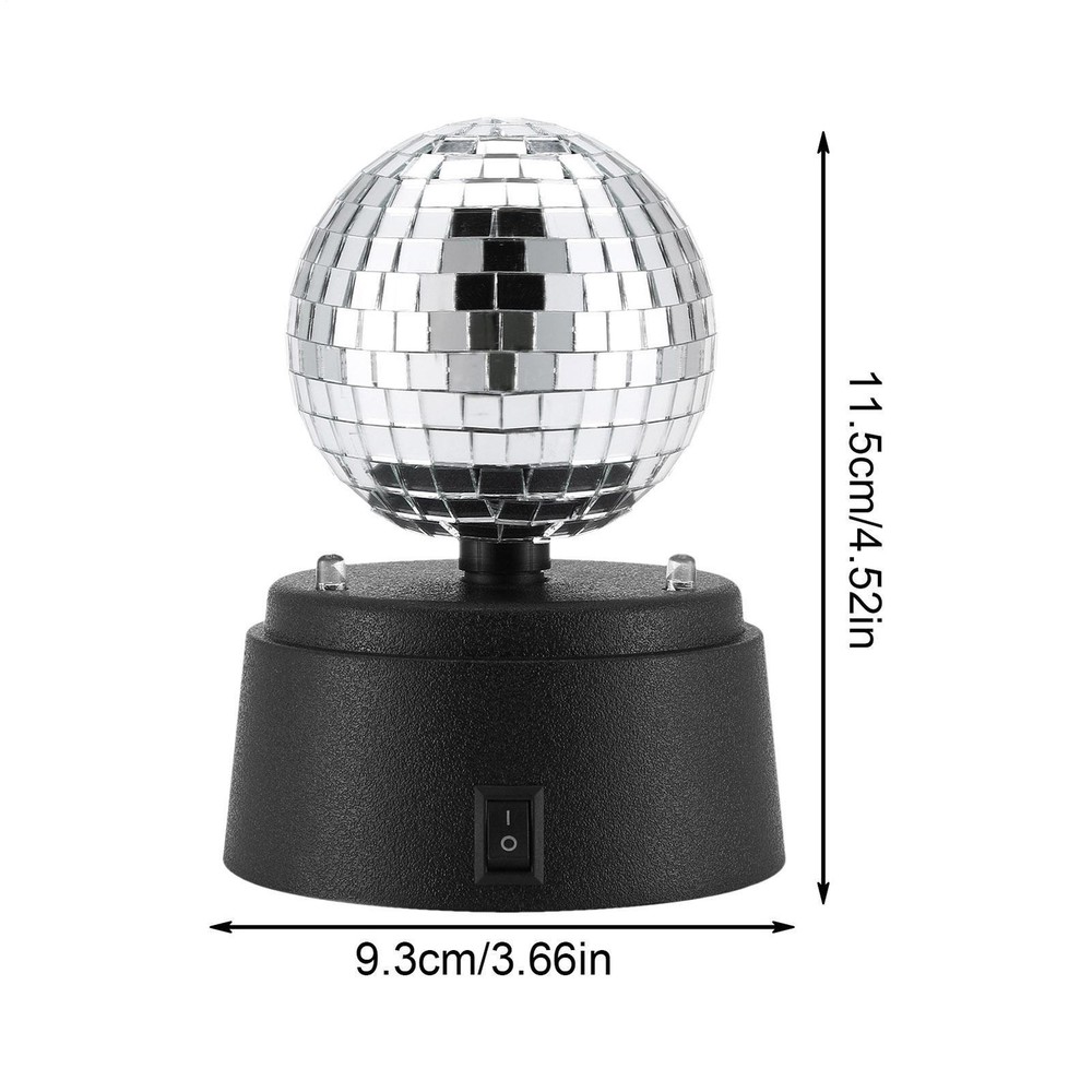 Mini Disco Ball Light Disco Ball Night Light Small Battery Powered Dance amiable
