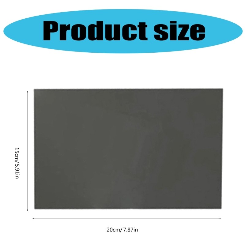 Pack of 2 Horizontal Polarizer Film for LCD Linear Polarized Filter Linear