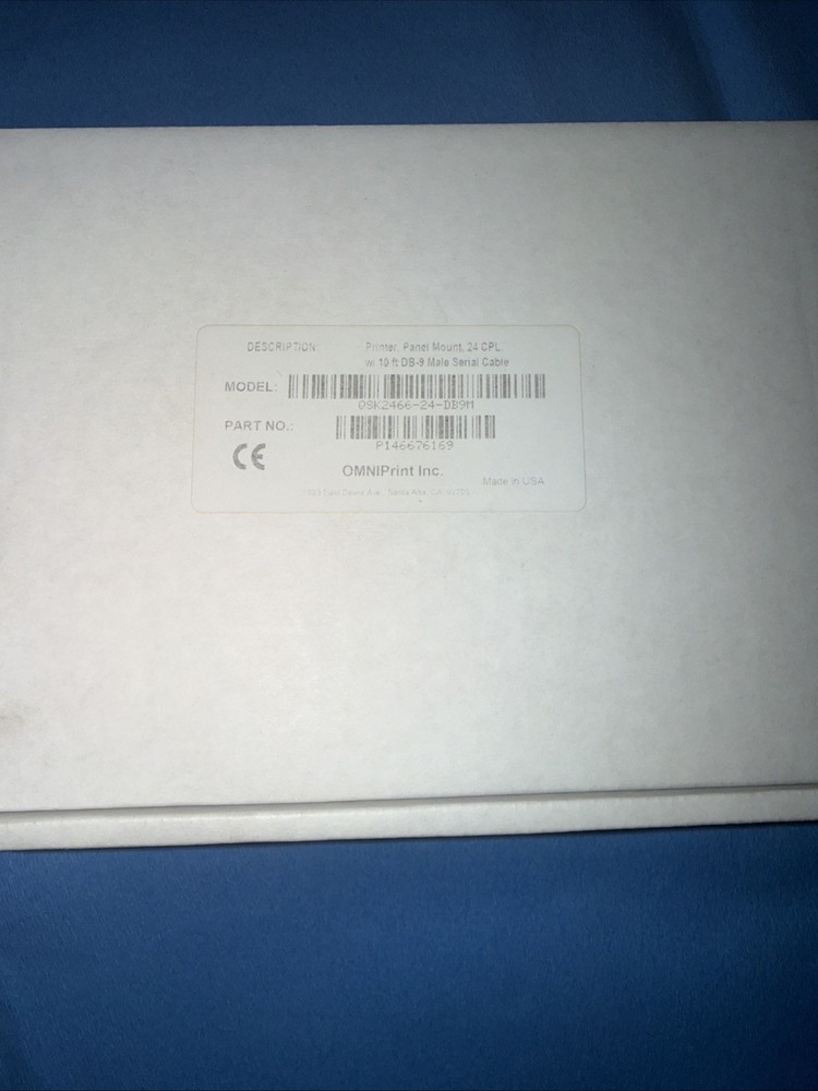 Impact Printer For Steris Sterilizer Part P146676169 New In Box