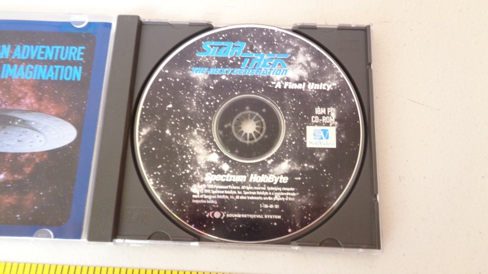 Star Trek TNG A Final Unity CD-ROM Computer Game 1995 Spectrum Holobyte