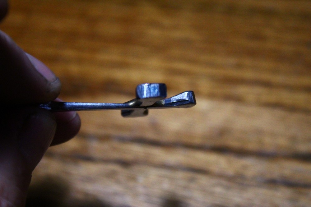 Cross made from nails
