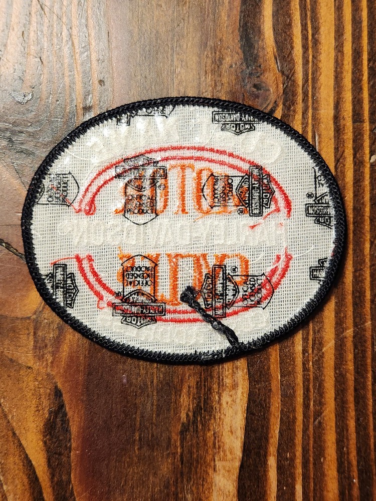 Harley Davidson Patch Vintage NOS 3x3.5"