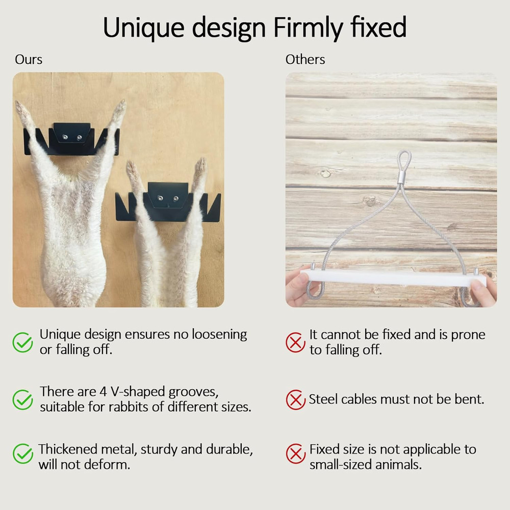 Rabbit Dislocator Skinning Butchering Tool Set Cervical Dislocation Tool Hanging