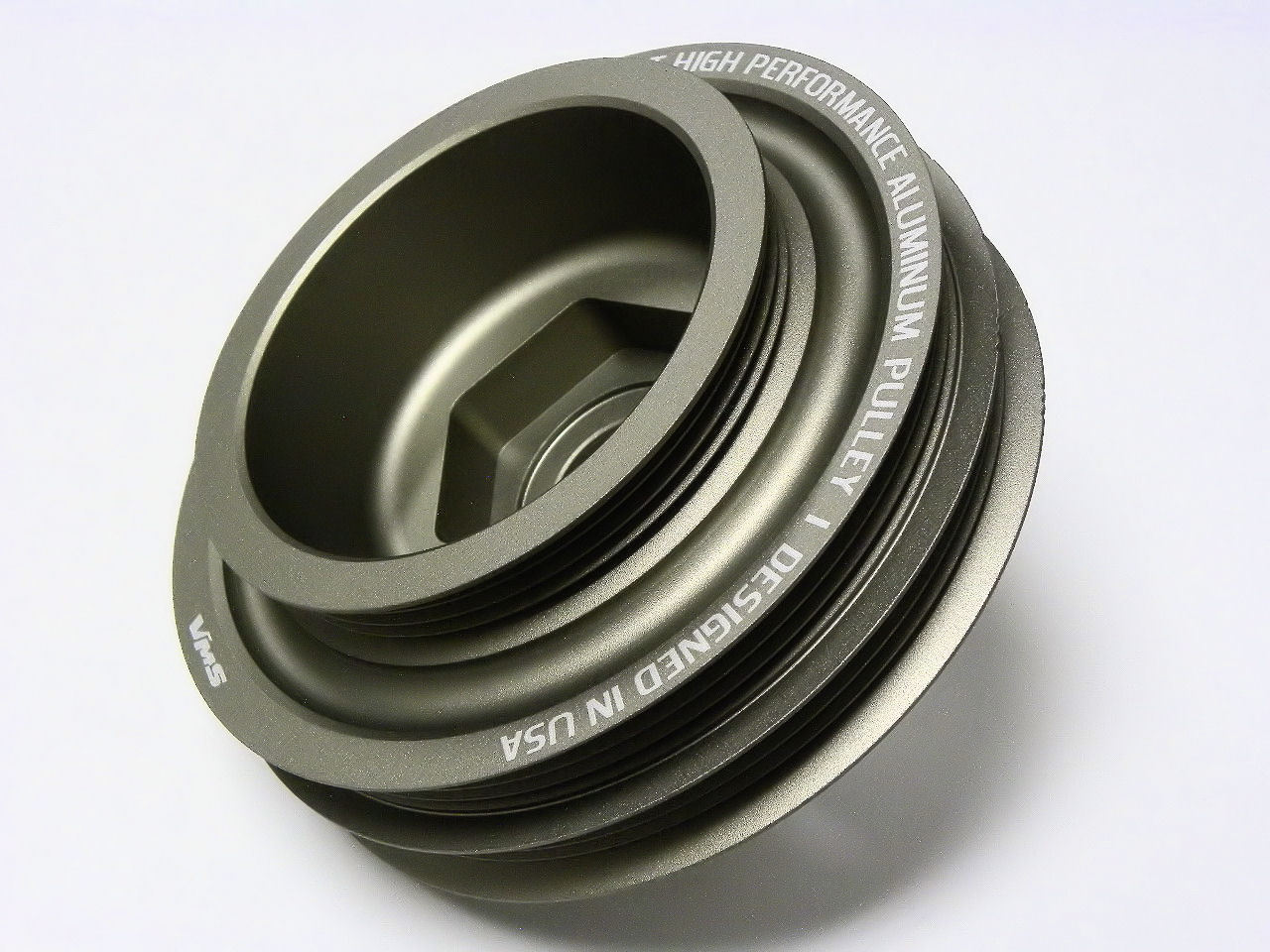 VMS Racing Light Weight Aluminum Crankshaft Pulley 99-00 Civic Si 94-01 Integra