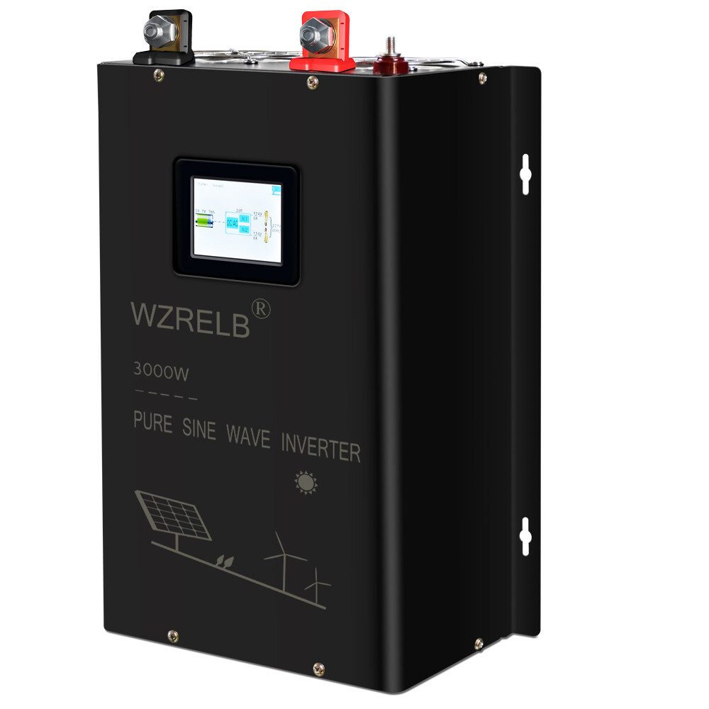 Split Phase Inverter 3000W Pure Sine Wave 24V to 120V 240V Solar Home System RV