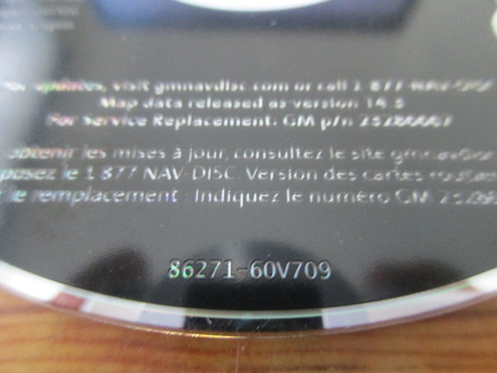 2007 2008 2009 2010 2011 GM NAVIGATION DVD 23286667 VERSION 14.3 UPDATE 2016