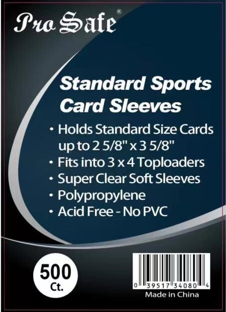 10000 Card Sleeves, 1 CASE PENNY Sport Trading Card Sleeves, Standard Size