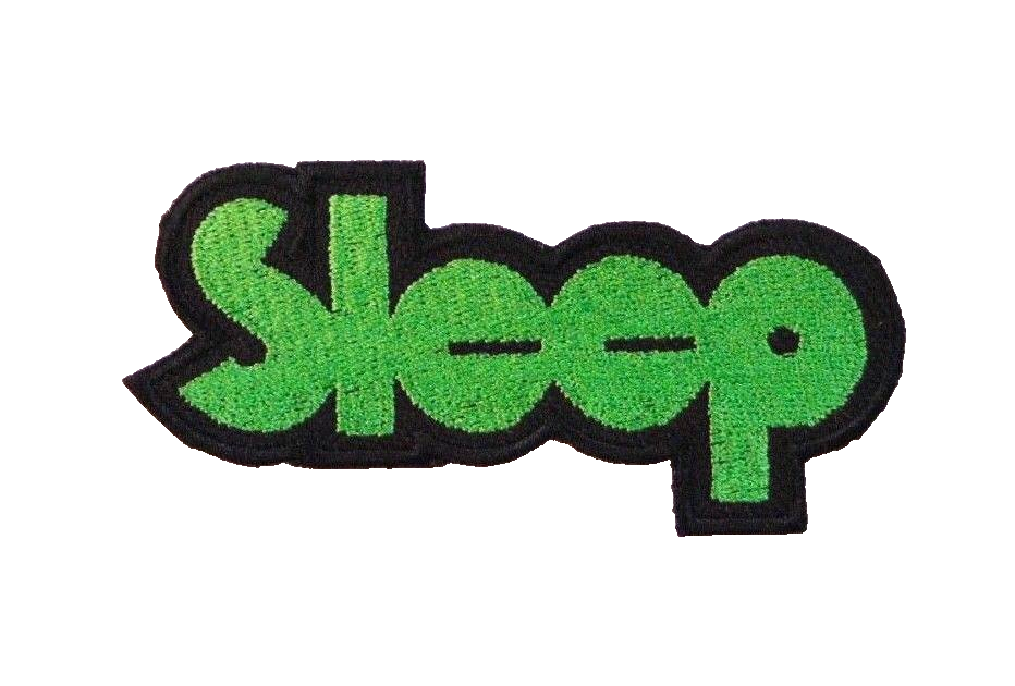 SLEEP Patch Sleep Band Patch Embroidered High on Fire Neurosis Electric Wizard