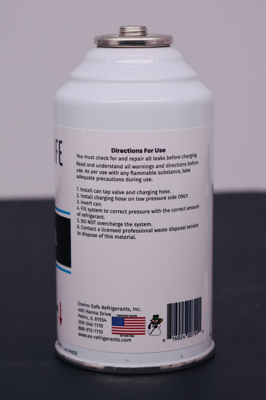 R-600a Refrigerant Inverted Piercing 6 oz Case/4 #8070