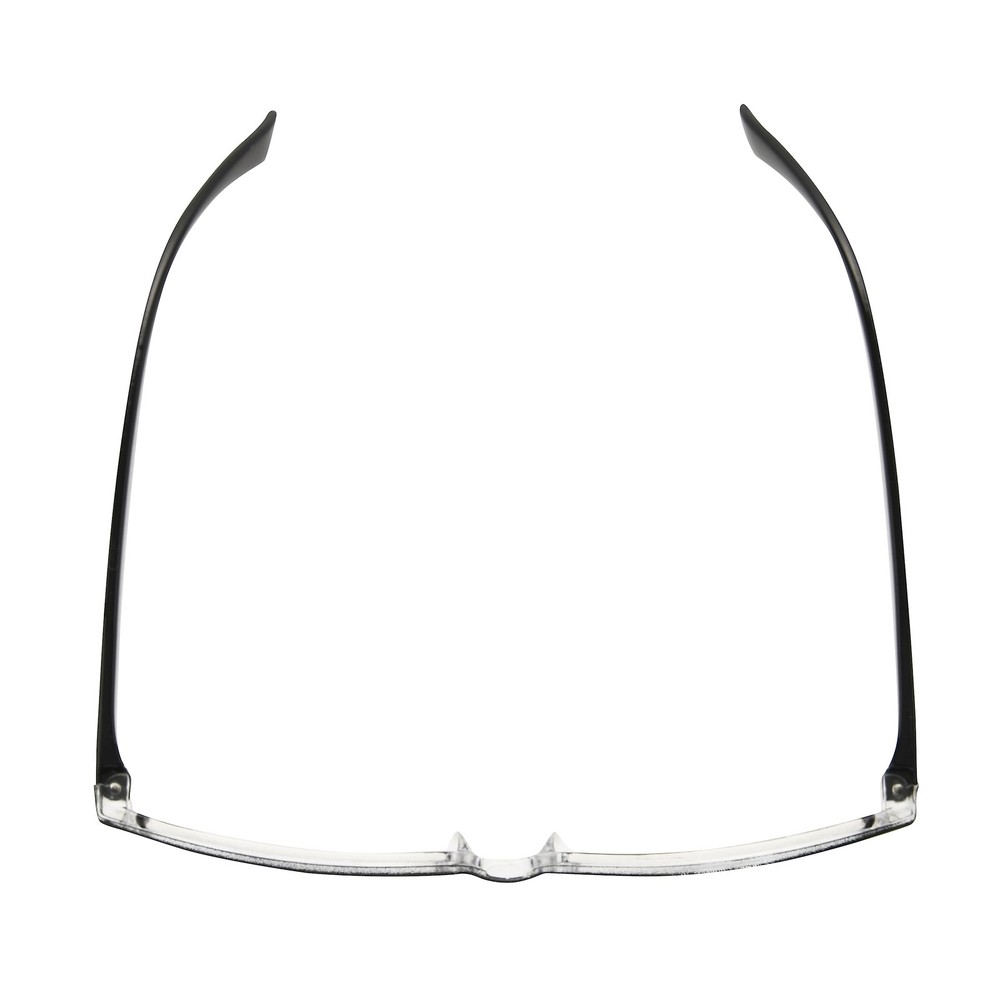 Foster Grant Men's Pete Rectangular Reading Glasses Black and Brown 3 Pack 2.5x