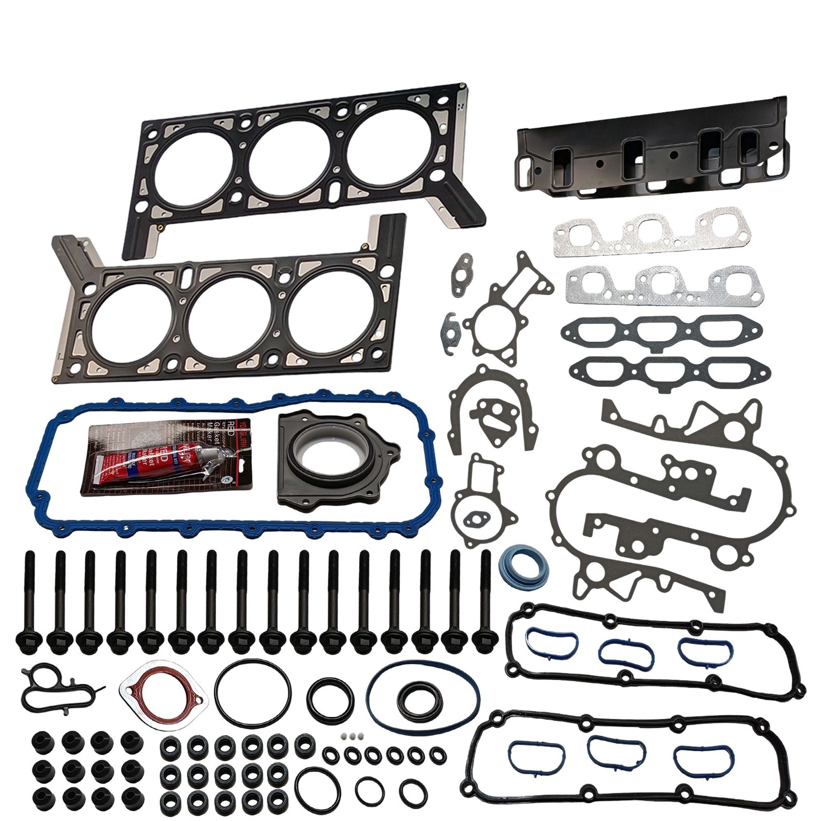 Full Gasket Set Head Bolts For 07-11 Jeep Wrangler 3.8L V6 OHV 12V HS26326PT