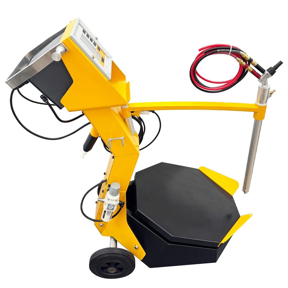 Box-type X Vibratory Feeding Electrostatic Particle Spray Gun 110V LCD Screen