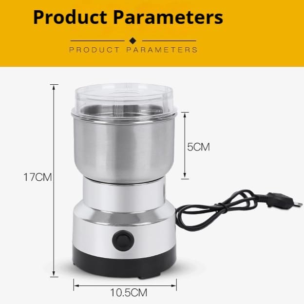 300g Grain Mill Grinder 304 Stainless Steel Grain Mill High Speed Commercial
