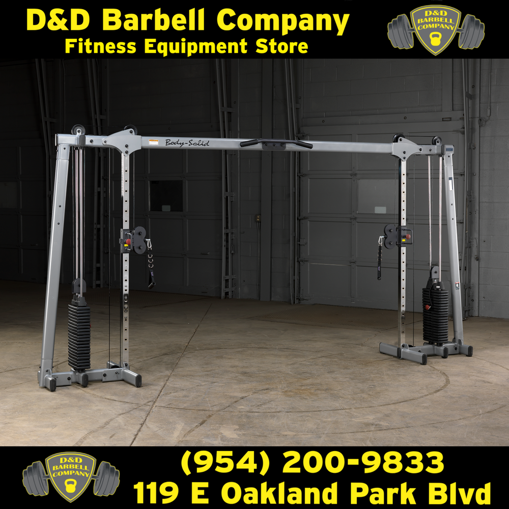 Body Solid Deluxe Cable Crossover GDCC250 Selectorized Home Gym Exercise Station