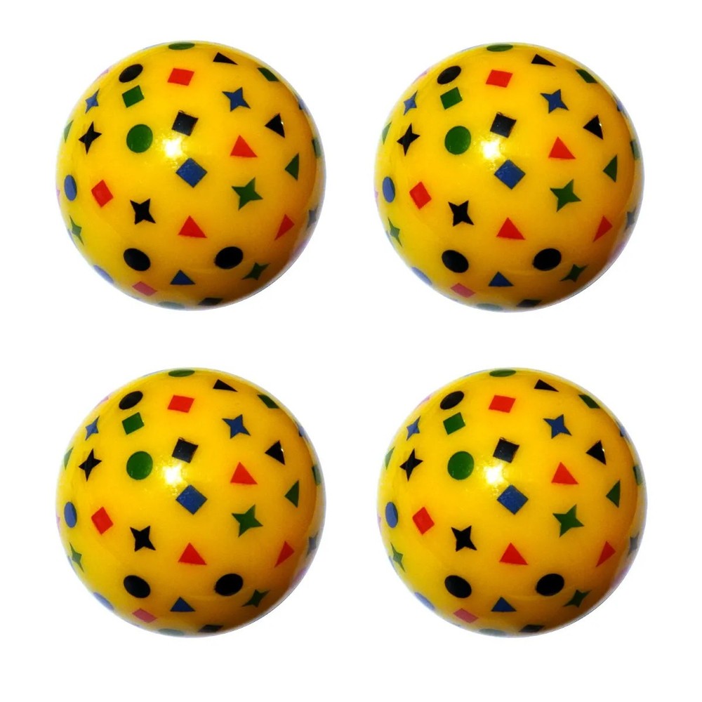 CutShots 4 Yellow Object Balls – Pool & Billiards Visual Training Set – Aramith