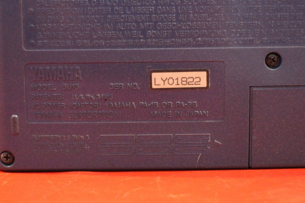 USED Yamaha SU 10 Sequencer Sampler U2901 260122