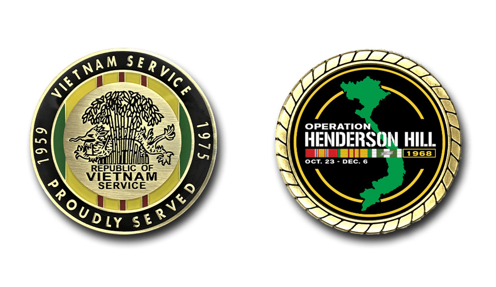 Operation Henderson Hill Vietnam Challenge Coin