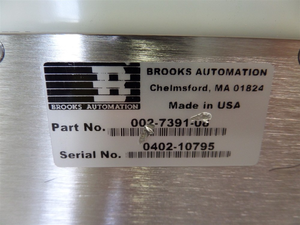 Brooks Automation 002-7391-08 Robot Wafer Alignment 105947 Robot Controller