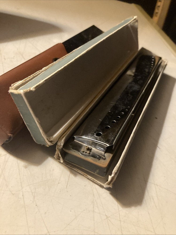 Vintage Blessing Harmonica With Original Box China & Basic Harmonica W/case