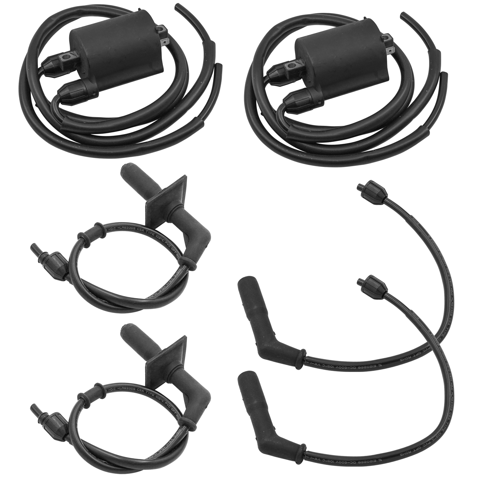 Ignition Coil & Cap For Honda Shadow Spirit 1100 VT1100 2001-2007 30753-MM8-770