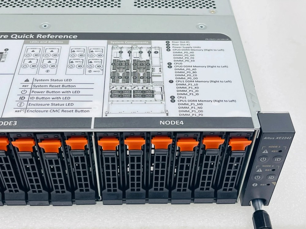 Gigabyte H262-Z62 2U High-Density Server 4-Node AMD EPYC 7003 Series, Barebone