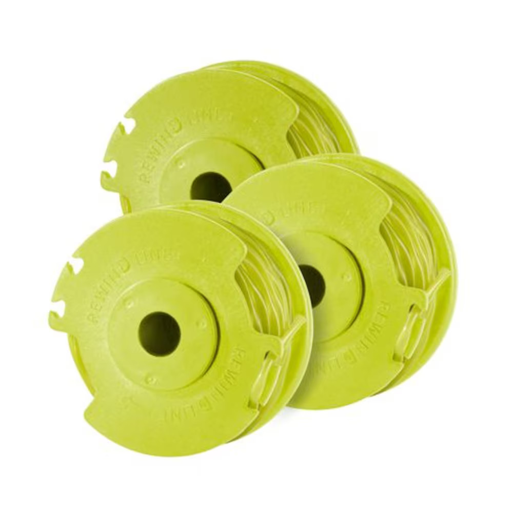RYOBI Replacement Twisted 0.080-inch Auto Feed Line Spools (3-Pack)
