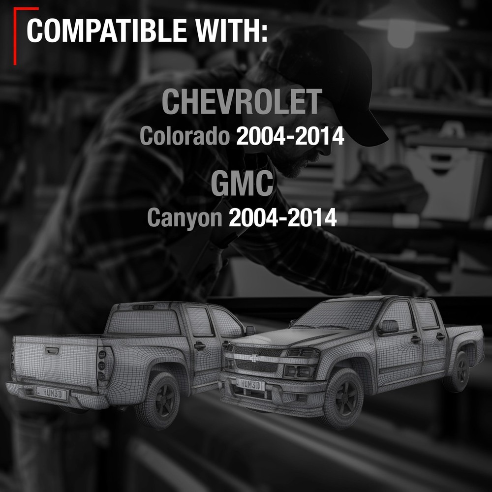 Tailgate Cable Set for Colorado, Canyon - Support Straps, Metal