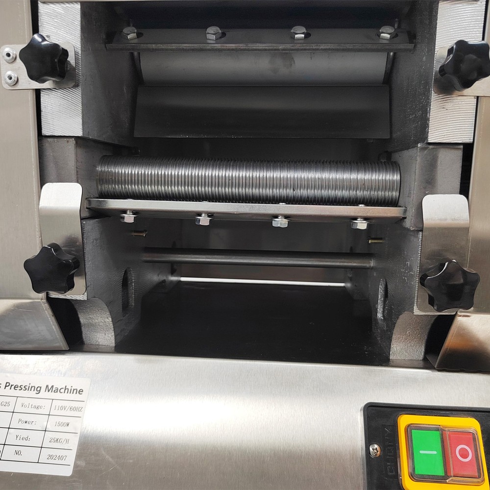 Vertical Electric Dough Roller Dough Press Noodle Machine with Round Cutter Head