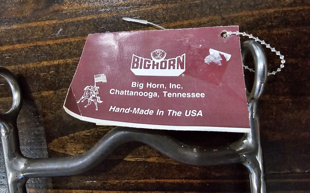 Big Horn Bit Master Solid Mouth Pony Bit