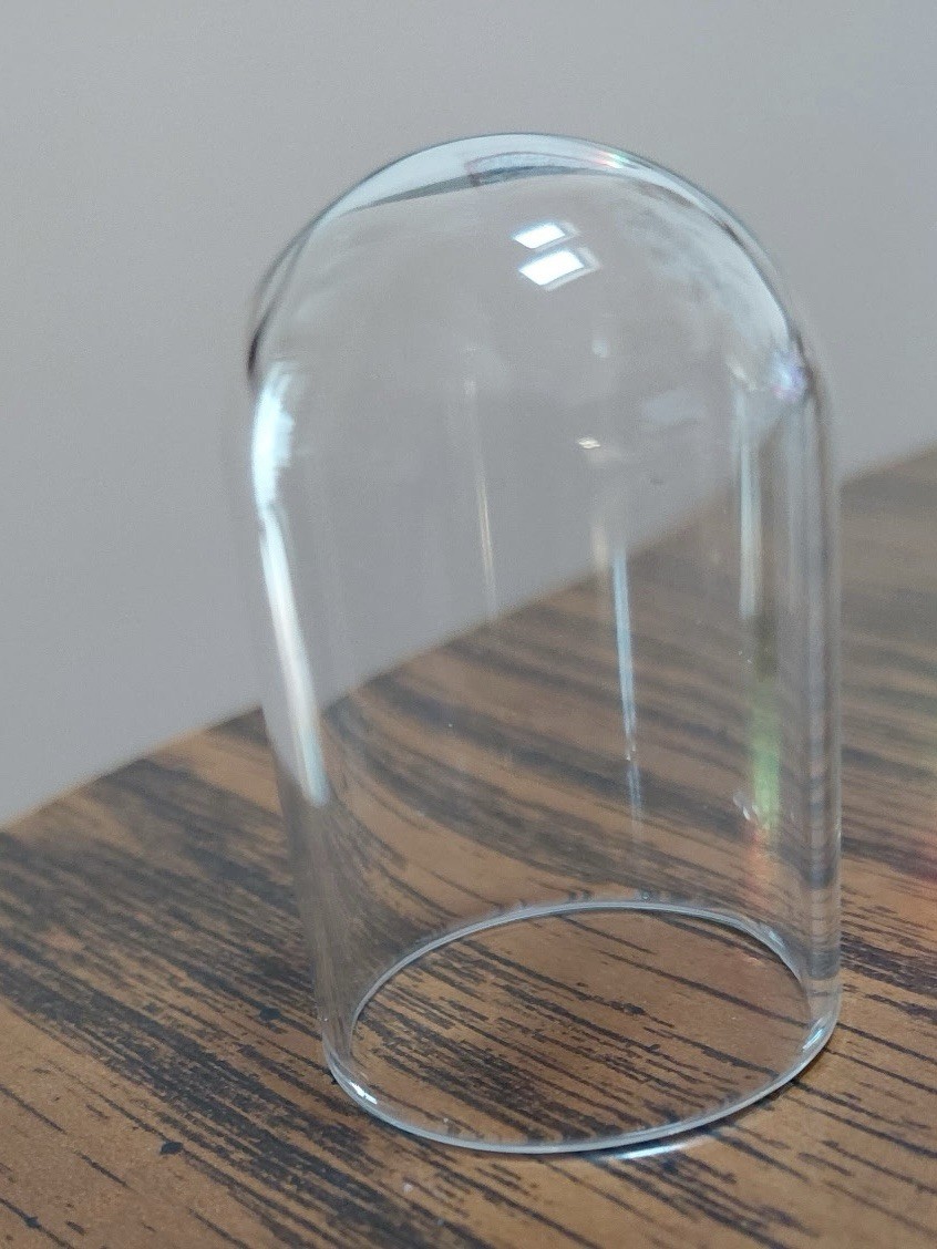 New Glass dome for antique Philmore and other crystal radio detectors